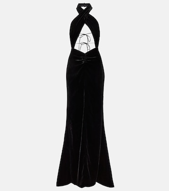 Cutout velvet gown | Alessandra Rich