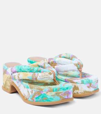 Sandali infradito con platform | Dries Van Noten