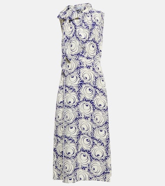 Bedrucktes Midikleid | Prada