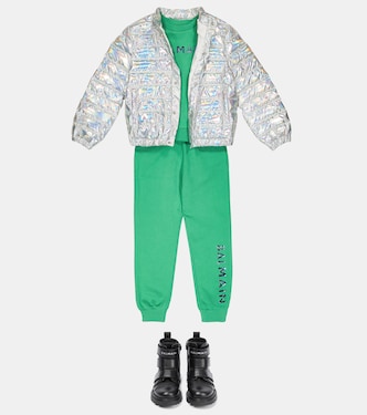 Pantalones deportivos de algodón | Balmain Kids