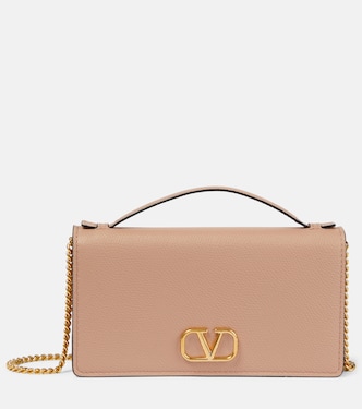 Cartera con cadena VLogo de piel | Valentino Garavani