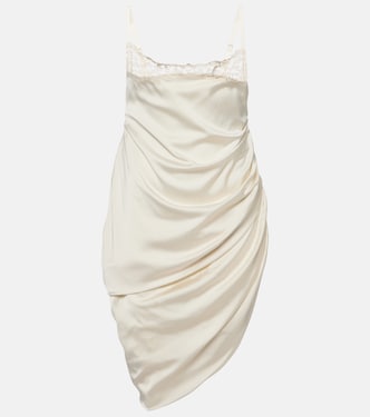Slipdress La Saudade Brodée aus Satin | Jacquemus