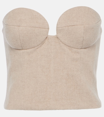 Bustier de cachemir | Magda Butrym