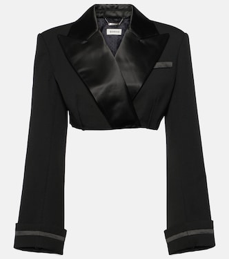 Cropped-Blazer Clare aus einem Wollgemisch | Simkhai