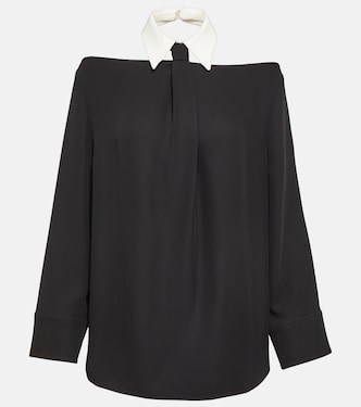 Top de seda de un solo hombro | Valentino