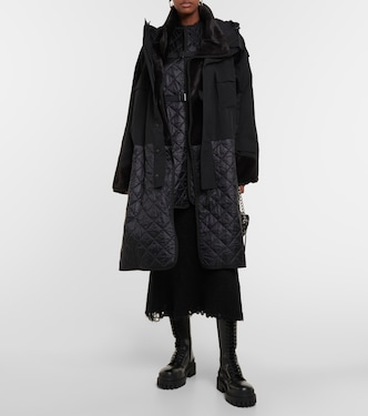 Cappotto con shearling sintetico | Junya Watanabe