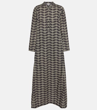 Abito lungo in popeline di cotone | Dries Van Noten