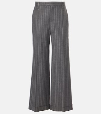 Pantaloni a gamba larga in lana vergine  | Brunello Cucinelli