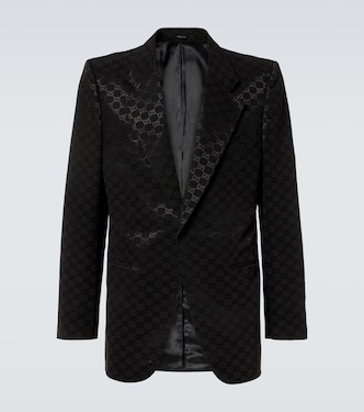 Blazer GG aus einem Baumwollgemisch | Gucci
