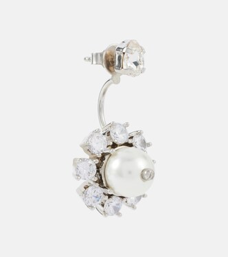 Orecchini Daisy con cristalli e perle bijoux | Simone Rocha
