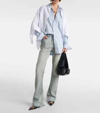 Mules Square Knife BB 80 en cuir | Balenciaga