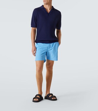 Polo Rino in maglia di cotone a coste | Frescobol Carioca