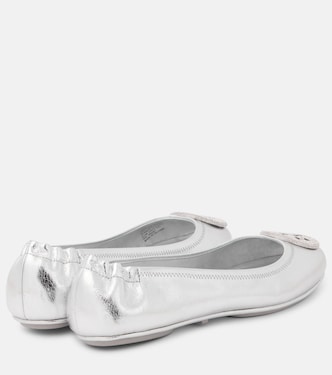 Ballerine Minnie in pelle metallizzata | Tory Burch