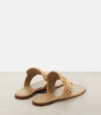 Mules Plaster Caster en daim | Valentino Garavani