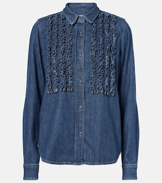 Camicia di jeans Lexa con ruches | Nili Lotan
