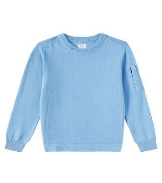 Logo cotton sweatshirt | C.P. Company Kids