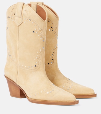 Janice 60 suede cowboy boots | Paris Texas