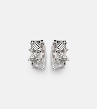 Ohrringe Frenzy aus 18kt Weißgold mit Diamanten | Suzanne Kalan