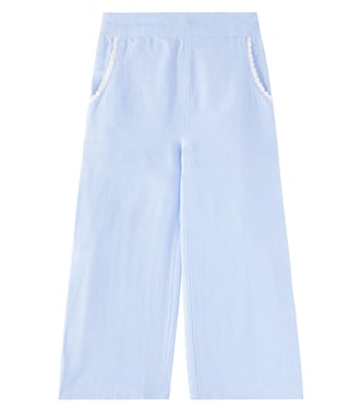 Hose Flor aus Baumwoll-Chambray | Louise Misha