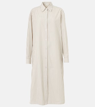 Robe chemise Chihiro rayée en coton | The Row