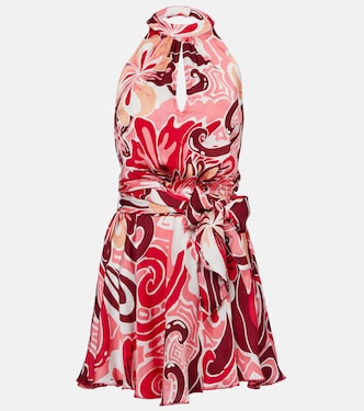Minikleid Cassandra aus Satin | Poupette St Barth