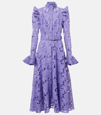 Midikleid Aliyah aus Spitze | Leo Lin