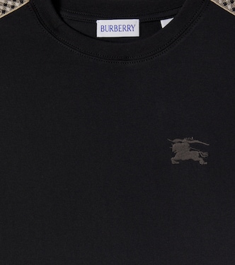Burberry Check EKD cotton jersey T-shirt | Burberry Kids