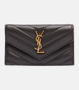 Cassandre matelassé leather card holder | Saint Laurent