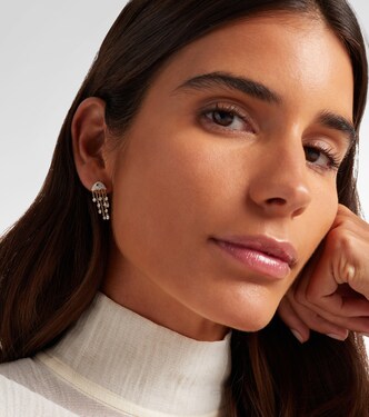 Méduse 18kt gold single earring with diamonds | Yvonne Léon