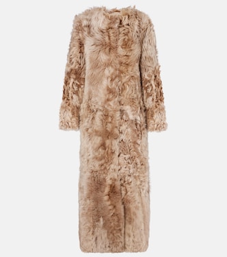 Reversible shearling coat | Yves Salomon