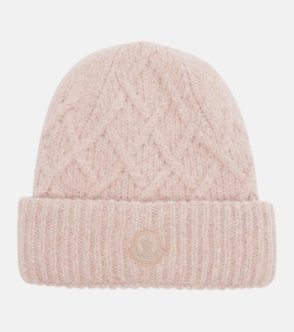 Embroidered alpaca-blend beanie | Moncler