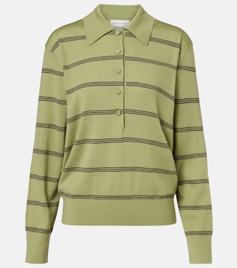 Striped wool polo sweater | Dries Van Noten