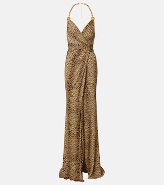 Embellished open-back gown | Roberto Cavalli