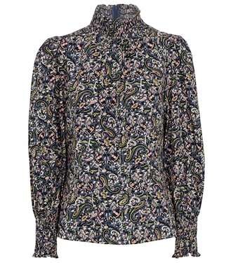 Gaia paisley cotton blouse | Veronica Beard