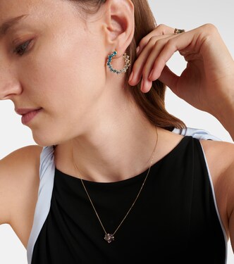 Collier Blossom en or jaune 14 cts à diamants | Suzanne Kalan