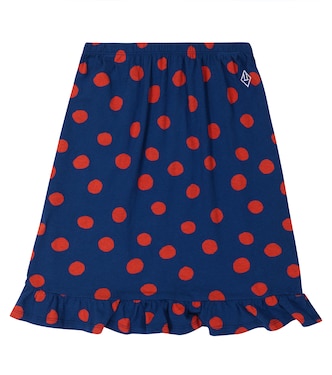 Sparrow polka-dot cotton skirt | The Animals Observatory