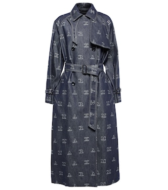 Mescal jacquard drill trench coat | Max Mara