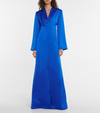 Robe longue en satin | Rasario
