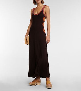 Gehäkeltes Maxikleid aus Wolle | Chloé