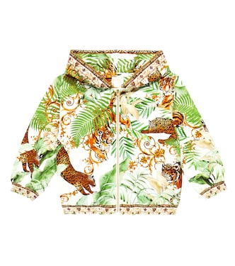 Printed zip-up hoodie | Camilla Kids