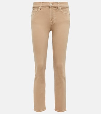 Jeans ajustados Roxanne de tiro medio | 7 For All Mankind