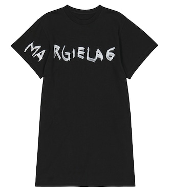 Abito in jersey di cotone con logo | MM6 Maison Margiela Kids