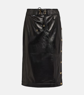 Falda midi de piel | Tom Ford