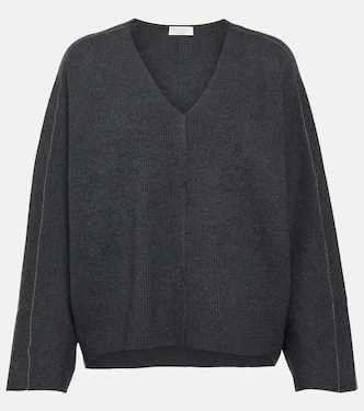 Jersey de lana, cachemir y seda | Brunello Cucinelli