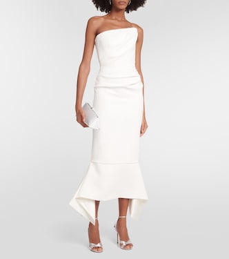 Suffix off-shoulder crêpe gown | Maticevski