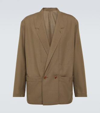 Double-breasted twill jacket | Lemaire