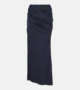 Gonna lunga di jeans a vita bassa | Christopher Esber