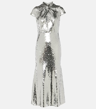 Sequined midi dress | Self-Portrait