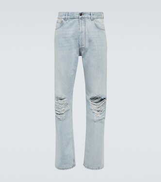 Distressed Straight Jeans Burted | The Row