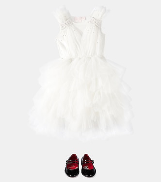 Ballerine Jane Fille in vernice | Christian Louboutin Kids
